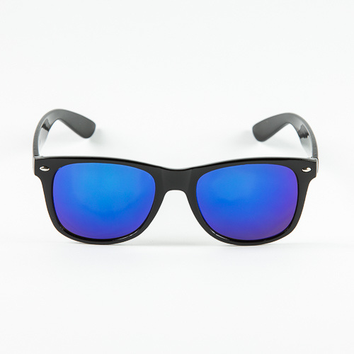 Kék tükrös napszemüveg Wayfarer