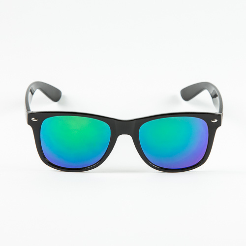 Zöld tükrös napszemüveg Wayfarer