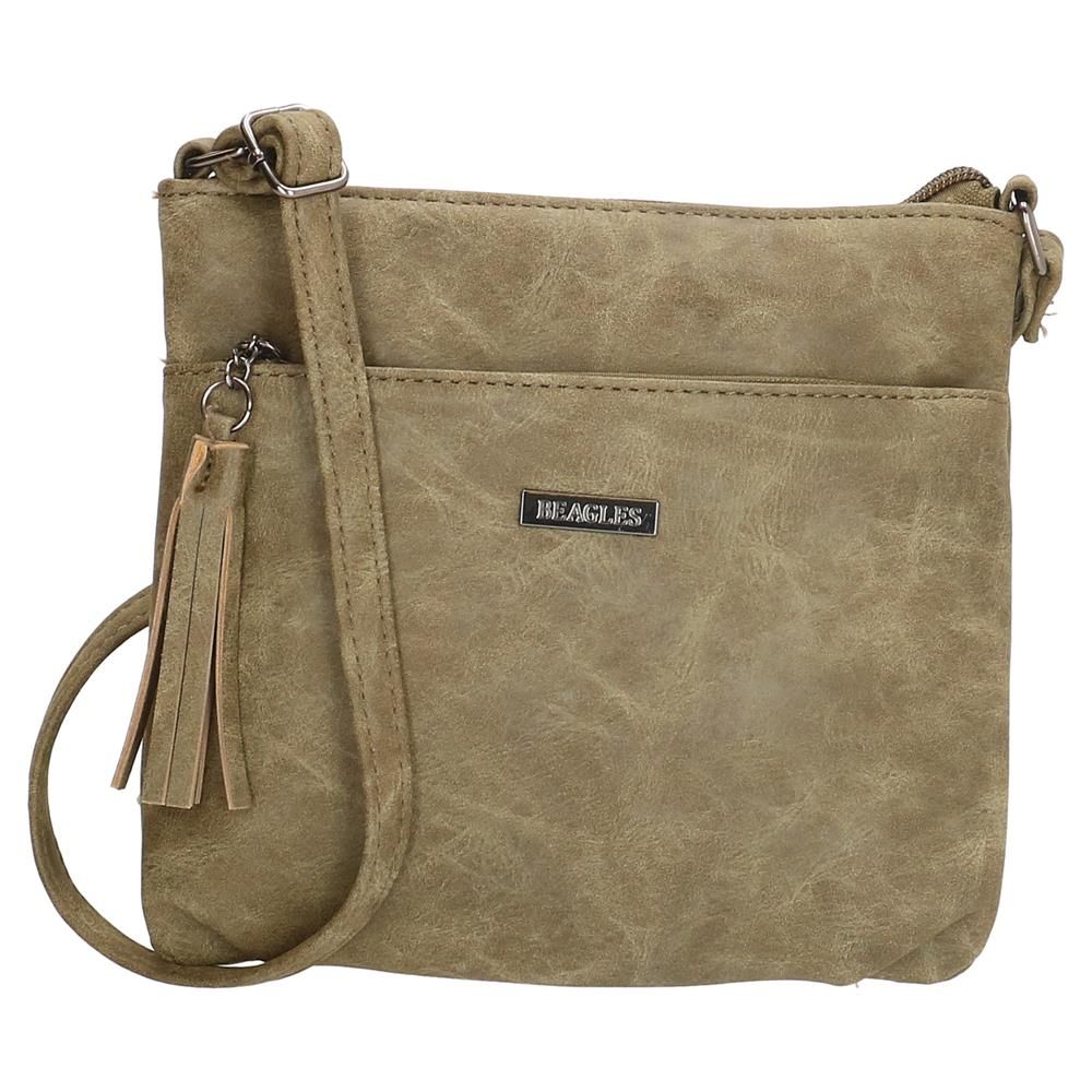 Sötétzöld olcsó mini crossbody táska „Lory”