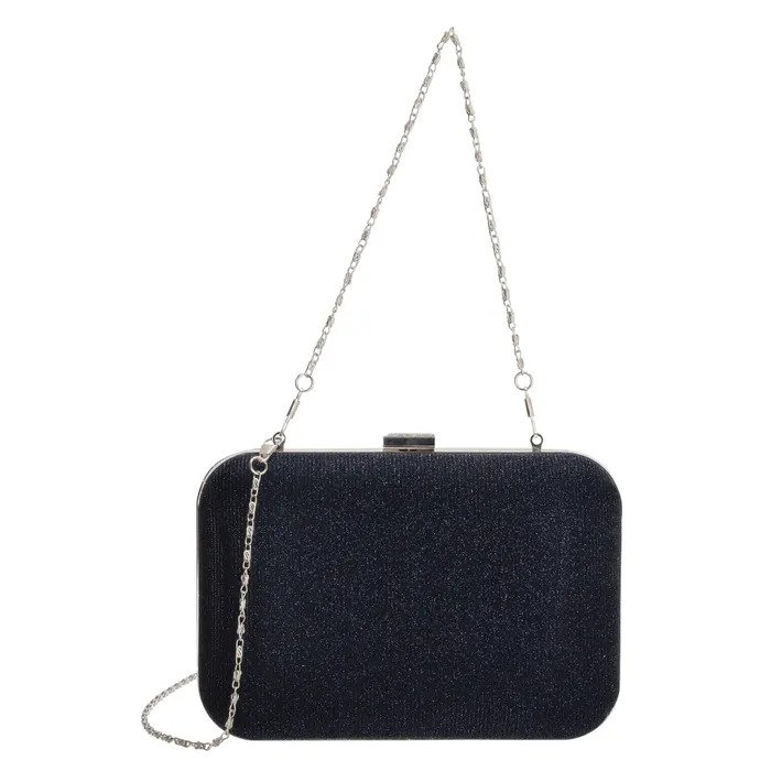 Sötétkék alkalmi crossbody táska lánccal „Layla”