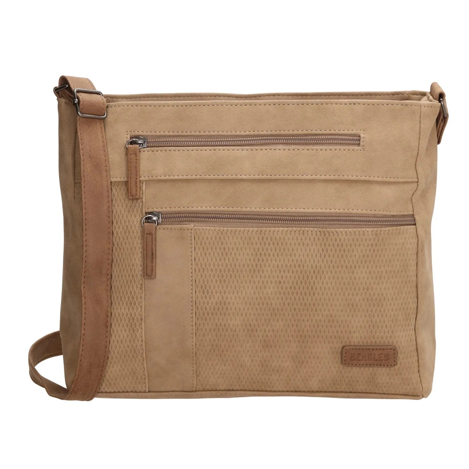 Barna kétszínű crossbody válltáska „Melissa”
